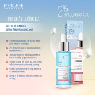 [ Tặng son dưỡng môi ] Tinh chất dưỡng da Eveline Serum Shot dưỡng ẩm Hyaluronic axit 30ML