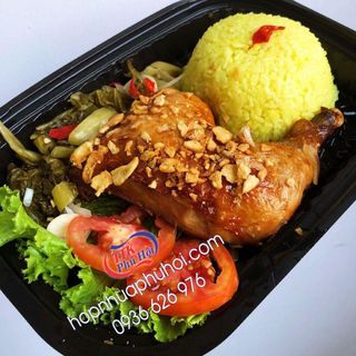 Hộp nhựa 1 ngăn HT203 đựng hải sản, gà, vịt,...