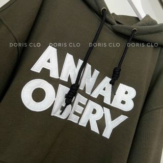 Áo hoodie thun nỉ logo in annab obery form dưới 70kg