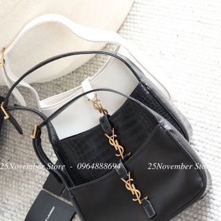 Túi Xách Nữ Y.S.L -Size 25Cm -Màu Đen -Bán Sỉ-Bán Buôn