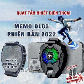 Quạt Tản Nhiệt Cho Điện Thoại Điện Thoại DL 05 - Làm Mát Siêu Nhanh - Hiển Thị Nhiệt Độ