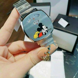 ĐỒNG HỒ GUCCl VUÔNG MICKEY CAO CẤP SALE