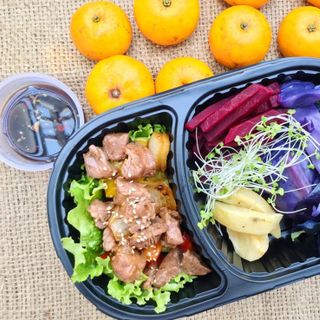Hộp nhựa đựng cơm 2 ngăn CH2