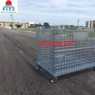 Lồng thép, lồng trữ hàng, pallet lưới PITC