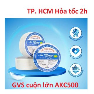 Giấy vệ sinh cuộn lớn An Khang 2 lớp 500g AKC500 giá rẻ chất lượng Hỏa tốc TPHCM