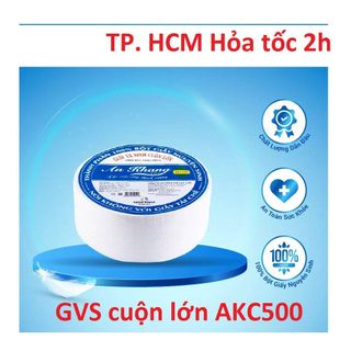 Giấy vệ sinh cuộn lớn An Khang 2 lớp 500g AKC500 giá rẻ chất lượng Hỏa tốc TPHCM