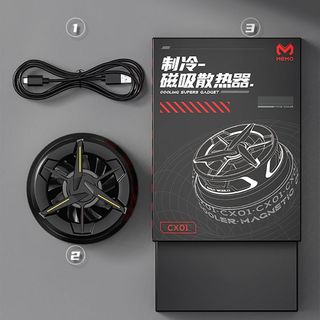 Quạt Tản Nhiệt Cho Điện Thoại CX-01 , Thiết Kế Từ Tính - Làm Mát Cực Nhanh - Kết Hợp Đèn Led RGB