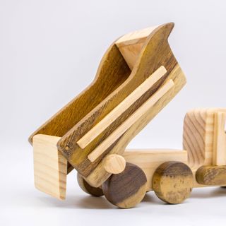 Xe ben gỗ - Đồ chơi gỗ cho bé Chàng Trai Gỗ, đồ chơi phát triển khả năng vận động, đồ chơi trí tuệ cho trẻ, đồ chơi thân thiện môi trường, handmade