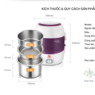 Hộp hâm nóng Life360 EL-ALS263