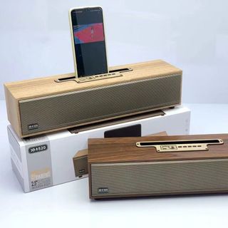 Loa Bluetooth Vỏ Gỗ XM - 520, Bass Mạnh - Công Suất 20W - Nghe Nhạc, Xem Phim Cực Đã