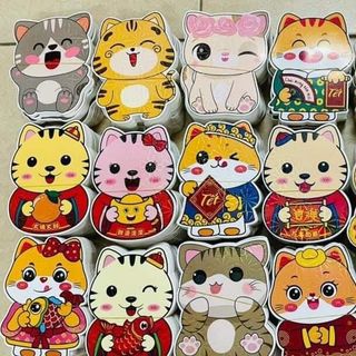 Lì xì Chibi mẫu Mèo 2023