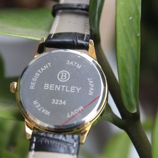 Đồng hồ nam dây da BentLey 001 Dây Da Sang Trọng Thanh Lịch