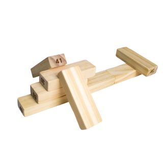 Bộ rút gỗ Jenga 54 Thanh Chàng Trai Gỗ, trò chơi xếp hình, domino, thanh gỗ sáng tạo phát triển khả năng tư duy cho bé, đồ chơi trí tuệ Quà tặng Em bé Bé trai Bé gái