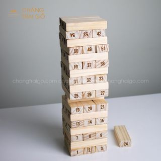 Trò Chơi Thanh Rút Gỗ 54 Thanh Đồ Chơi Trí Tuệ Chàng Trai Gỗ