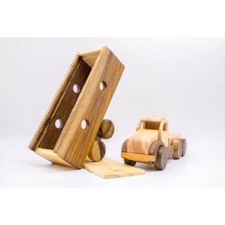 Xe Container Gỗ Đồ Chơi Gỗ Chàng Trai Gỗ