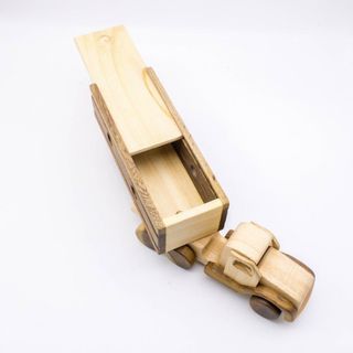 Xe Container Gỗ Đồ Chơi Gỗ Chàng Trai Gỗ