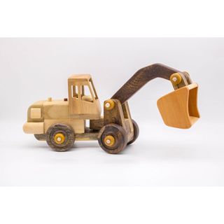 Xe Xúc Lật Lắp Ráp, Đồ Chơi Gỗ Tháo Ráp Trí Tuệ Cho Bé, Lắp Ghép Từng Chi Tiết - Chàng Trai Gỗ