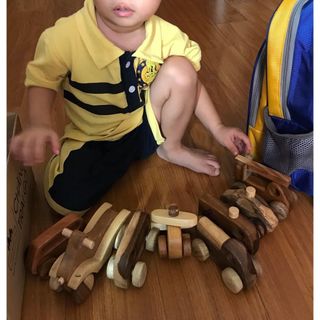 Xe Phương Tiện Giao Thông Đồ Chơi Gỗ Chàng Trai Gỗ