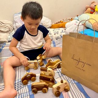Xe Phương Tiện Giao Thông Đồ Chơi Gỗ Chàng Trai Gỗ