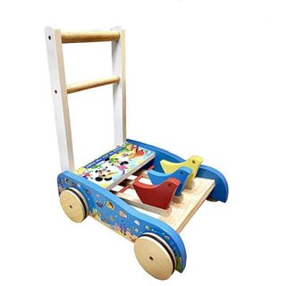 Xe tập đi bằng gỗ hiệu Song Son hình ba con thú cho bé - Bảo hành 1 tháng
