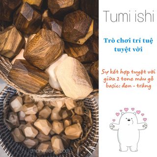 Đá Gỗ Cân Bằng Tumi-ishi Chàng Trai Gỗ, Rèn Luyện Khéo Léo, Giảm Stress