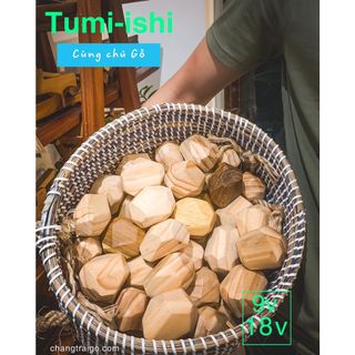 Đá Gỗ Cân Bằng Tumi-ishi Chàng Trai Gỗ, Rèn Luyện Khéo Léo, Giảm Stress
