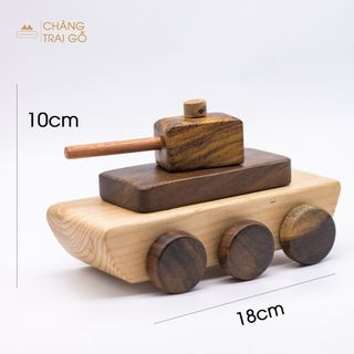Xe Tăng Đồ Chơi Gỗ Chàng Trai Gỗ