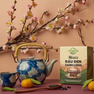 TRÀ HẠT RANG VITABEAN ĐẬU ĐEN XANH LÒNG