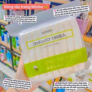 BÔNG TẨY TRANG MINISO