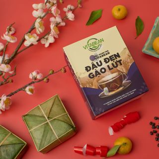TRÀ HẠT RANG VITABEAN ĐẬU ĐEN GẠO LỨC