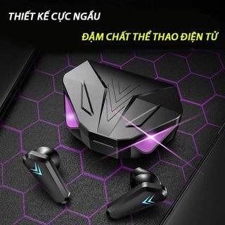 Tai Nghe Bluetooth Gaming X15 - Có Mic - Đỗ Trễ Cực Thấp - Led Hiển Thị Pin - Chính Hãng HD DESIGN