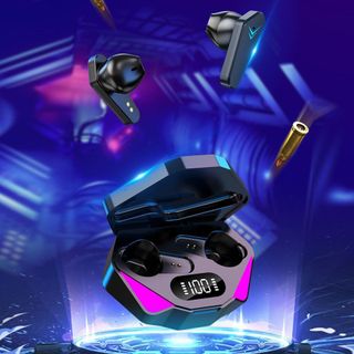 Tai Nghe Bluetooth Gaming X15 - Có Mic - Đỗ Trễ Cực Thấp - Led Hiển Thị Pin - Chính Hãng HD DESIGN