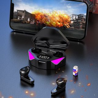 Tai Nghe Bluetooth Gaming X15 - Có Mic - Đỗ Trễ Cực Thấp - Led Hiển Thị Pin - Chính Hãng HD DESIGN