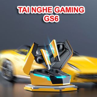 Tai Nghe Gaming GS6 Pro - Thiết Kế Cực Ngầu - Độ Trễ Cực Thấp - Có Mic - Âm Bass Hay - Chính Hãng HD DESIGN