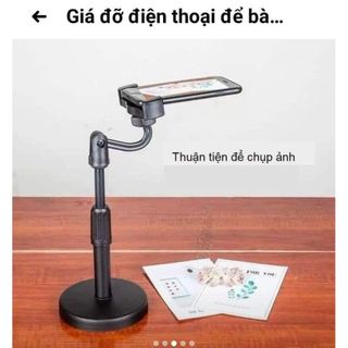 Giá Kẹp Đỡ Điện Thoại L8 Quay Livestream Tiktok Xoay 360 Độ Tiện Lợi