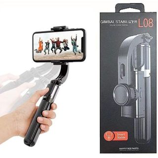 Gậy Gimbal Chống Rung Stabilizer L08 - Tặng Kèm Remote - Có Chân Đỡ - Chính Hãng HD DESIGN