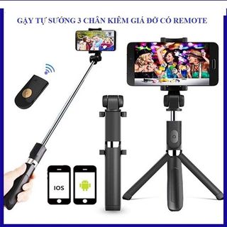 Gậy Gimbal Chống Rung Stabilizer L08 - Tặng Kèm Remote - Có Chân Đỡ - Chính Hãng HD DESIGN