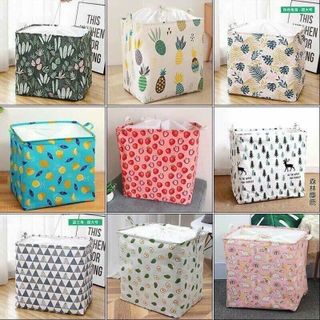 ❤️Size To 100 Lít❤️ Túi Đựng Quần Áo Chăn Màn Vải Canvas Không Thấm Nước, Giỏ Đựng Đồ Đa Năng