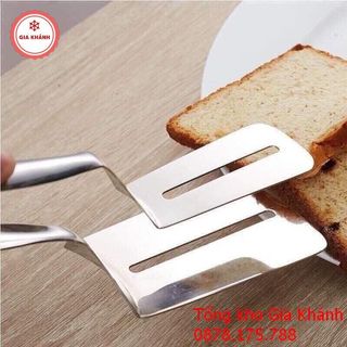 Kẹp Gắp Thức Ăn Đồ Nướng, Dụng Cụ Gắp Đồ Nóng Bằng Inox 304 Chắc Chắn