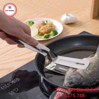 Kẹp Gắp Thức Ăn Đồ Nướng, Dụng Cụ Gắp Đồ Nóng Bằng Inox 304 Chắc Chắn