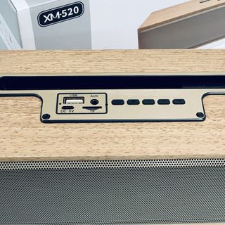 Loa Bluetooth Vỏ Gỗ XM - 520, Bass Mạnh - Công Suất 20W - Nghe Nhạc, Xem Phim Cực Đã - Chính Hãng HD DESIGN
