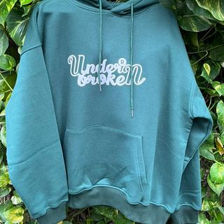 BIGSIZE - Áo khoác hoodie nam size lớn, bigsize 90 - 130kg - màu xanh n chữ Un de roro ken