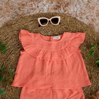 Bộ mặc nhà xô muslin cho bé
