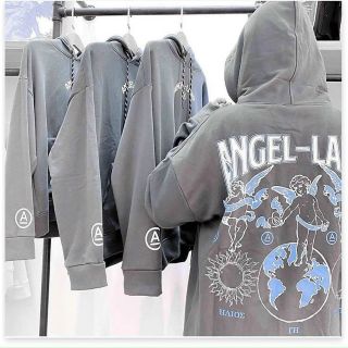 Áo khoác chống nắng in angel land sau lưng form dưới 70kg