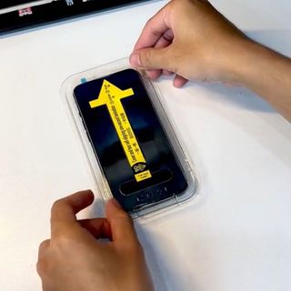 Cường Lực Tự Dán Chống Nhìn Trộm Cho IP - Khung Dán Tự Động - Tĩnh Điện - Chống Bám Bụi Khi Dán - Chính Hãng HD DESIGN