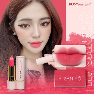 HỒNG SAN HÔ SON SÁP LÌ ROSY ĐƯỢC YÊU THÍCH NHẤT HIỆN NAY TÔN DA BỀN MÀU