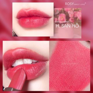 HỒNG SAN HÔ SON SÁP LÌ ROSY ĐƯỢC YÊU THÍCH NHẤT HIỆN NAY TÔN DA BỀN MÀU
