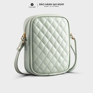 Túi đeo chéo nữ mini họa tiết trần chỉ caro YUUMY Seasand YN131 nhiều màu