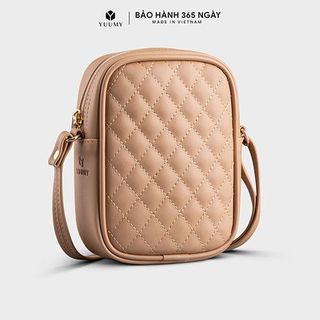 Túi đeo chéo nữ mini họa tiết trần chỉ caro YUUMY Seasand YN131 nhiều màu