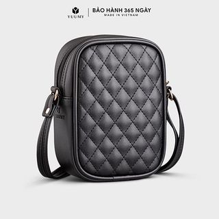 Túi đeo chéo nữ mini họa tiết trần chỉ caro YUUMY Seasand YN131 nhiều màu
